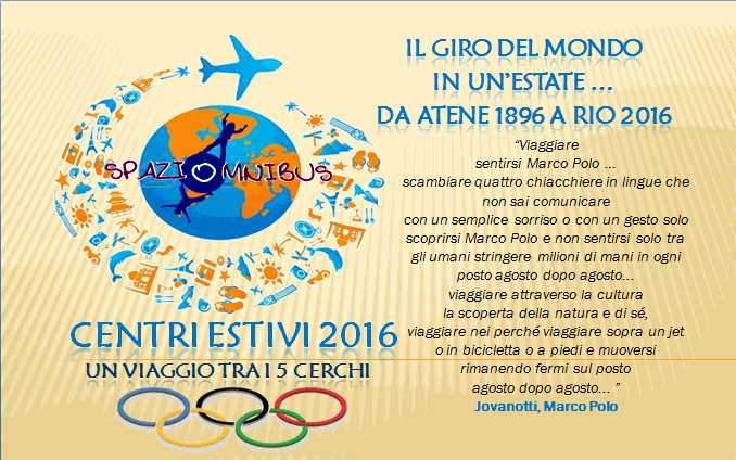 AL VIA I CENTRI ESTIVI 2016